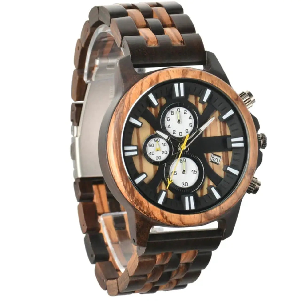 Wooden Style Men's Watch