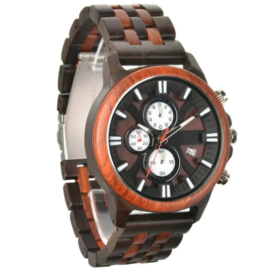 Wooden Style Men's Watch