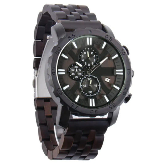 Wooden Style Men's Watch