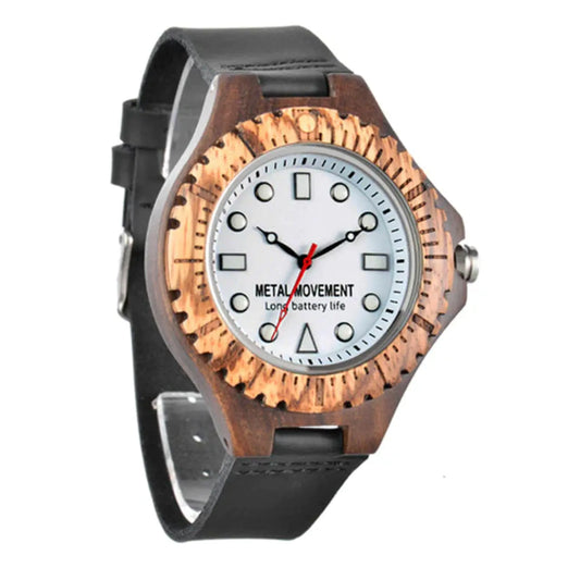 Wooden Style Men's Watch