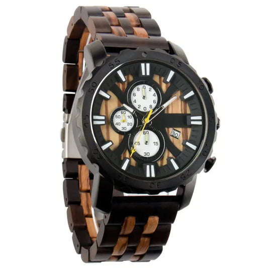 Wooden Style Men's Watch