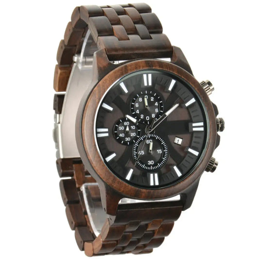 Wooden Style Men's Watch